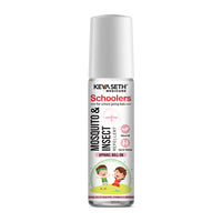 Schoolers Baby & Kids Mosquito-Insect Repellent Fabric Roll-On With Citronella, Lemongrass, Clove, Eucalyptus, Neem seed and Tea tree oils, Natural, DEET Free & Safe - Keya Seth Aromatherapy