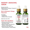 Rosehip + Bakuchiol Serum, Phyto Retinol + Omega Fatty Acids + Vitamin A, Anti-Ageing Wrinkles Fine Lines Brightening Scars, Hyaluronic Acid + B5 - Keya Seth Aromatherapy