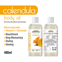 Calendula Body Oil - Protecting, Healing, Deep Moisturizing For Glowing Skin - Keya Seth Aromatherapy
