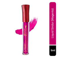 Aromatic 100% Natural Liquid Sindoor (Magenta) - Long lasting & Waterproof with Floral Pigment