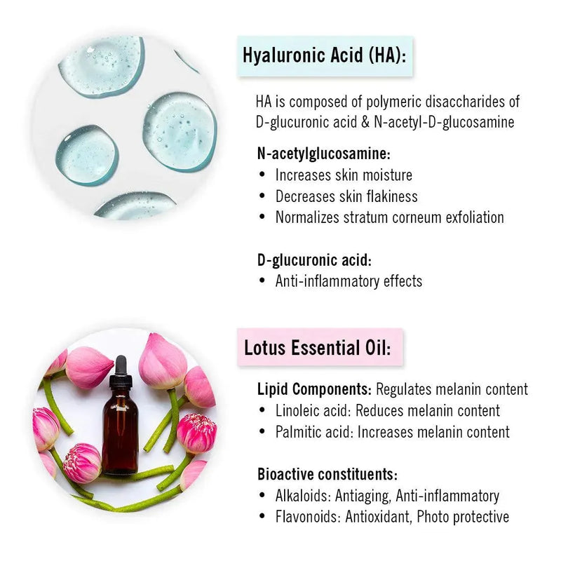 Hyaluronic Lotus Hydrating Gel Moisturizer, Pentavitin + Beet Root Extract, NMFs + Lipids, Intense Moisturization & Skin Barrier Repair - Keya Seth Aromatherapy