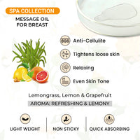 Slimming & Toning Breast Massage Oil - Anti-Cellulite, Tightens Loose Skin, Relaxing