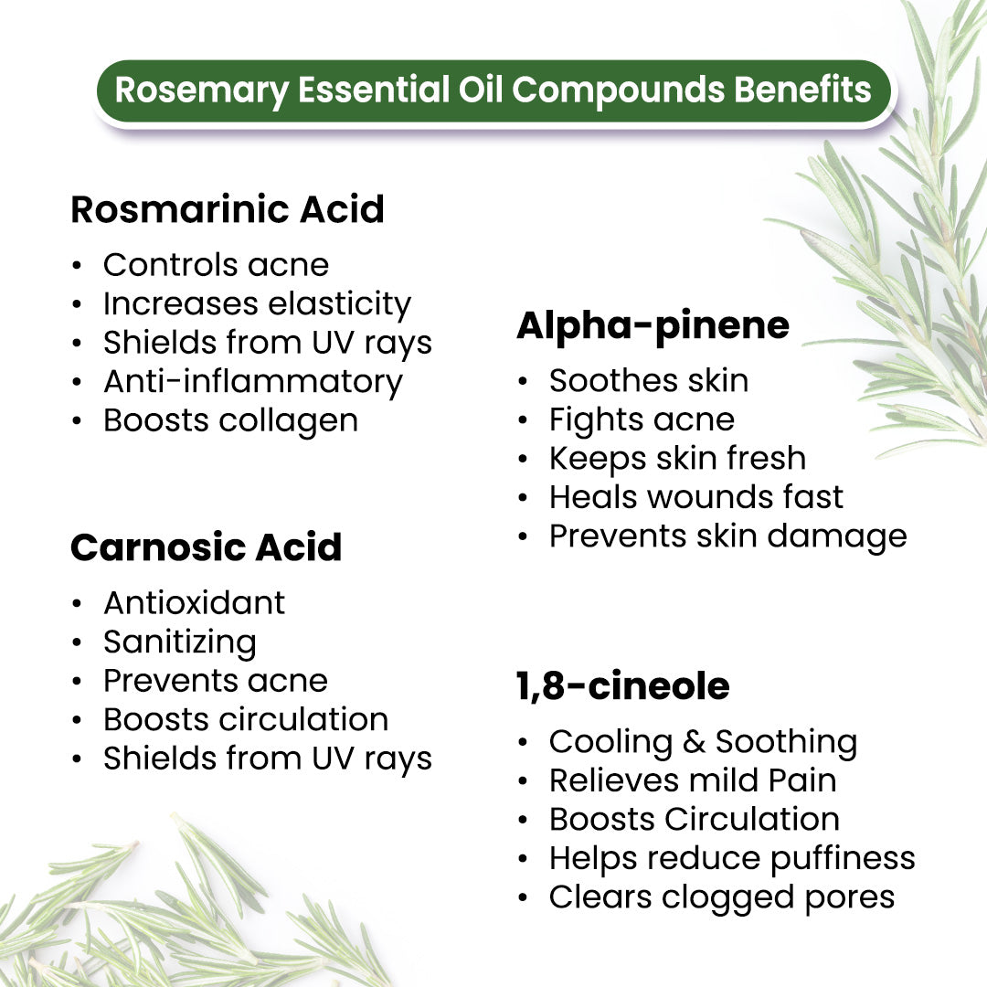 Rosemary Body Oil – Stress Relieving, Anti-Ageing & Soothing For Glowing Skin; Non-Sticky, Quick-Absorbing - Keya Seth Aromatherapy