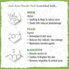 Anti Acne Powder Pack & Serum Facial Kit, Neem Tulsi Kaolin Tea Tree & Rosemary,Absords Excess Oil,Pore Refining,Soothes