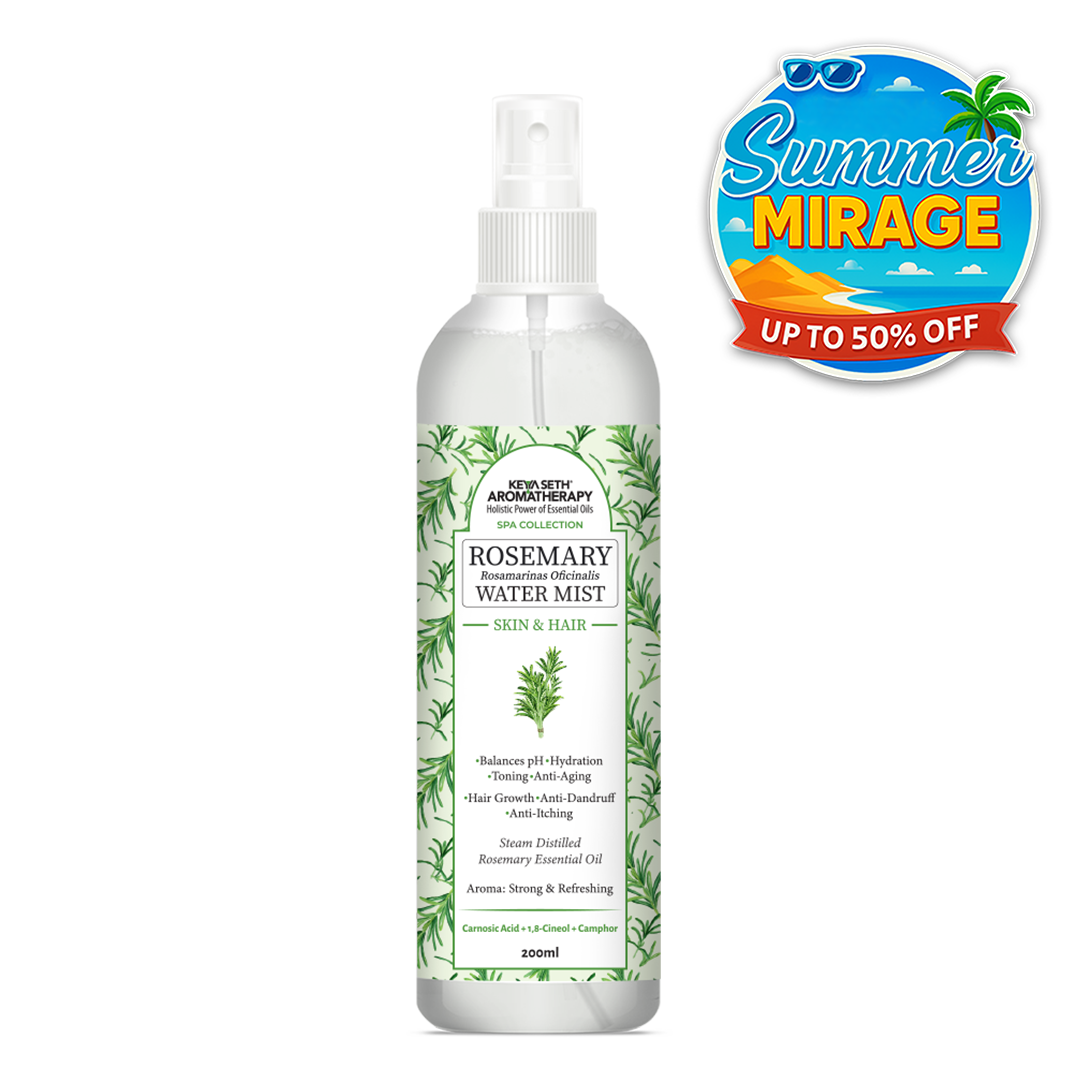 Rosemary Water Spray Mist Hair Growth & Skin Toner, Hydration,Anti Dandruff,Reduces Scalp Itching Rosemary Essential Oil