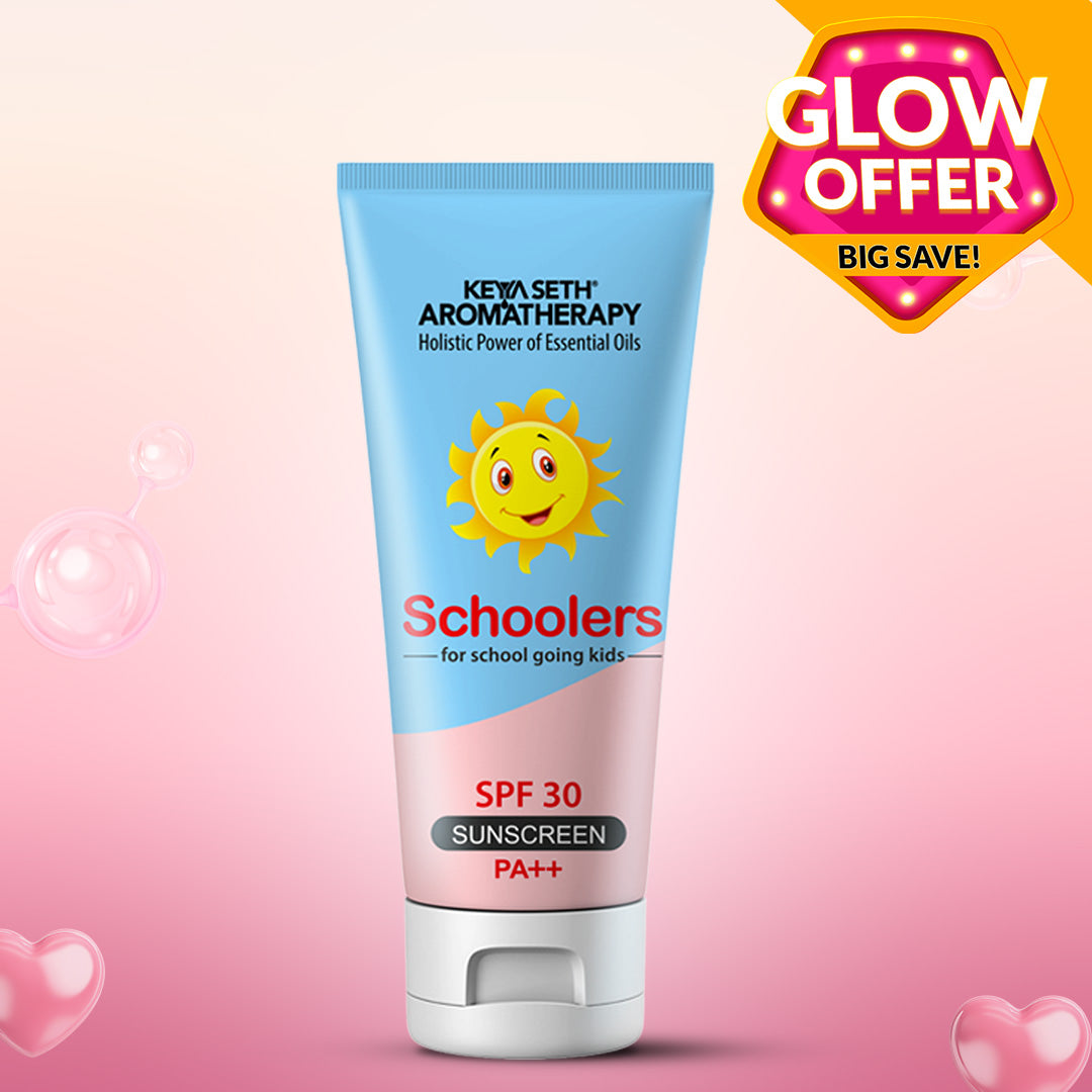 Schoolers Sunscreen SPF 30 PA++ for Kids Mineral Based Lotion -Paraben & Sulfate Free