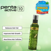 Alopex Penta Active 10, New Hair Growth Serum & Hair Fall Control, Enriched with Korean Red Ginseng, Biotin & Vitamin E (Clinically Proven) - Keya Seth Aromatherapy
