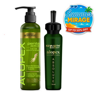 Absolute Hair Growth Serum Treatment Kit–Shampoo & Solution with Biotin, Rosemary & Ginseng - Keya Seth Aromatherapy