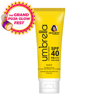 আমব্রেলা সানস্ক্রিন সলিউশন SPF 40, ব্রড স্পেকট্রাম প্রোটেকশন, নো হোয়াইট কাস্ট, লাইটওয়েট ম্যাট ফিনিশ উইথ অ্যাভোকাডো 100ml