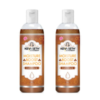 Moisture Boost Shampoo for Dry Dull Frizzy Hair- Makes Hair Shine, Soft, Smooth & Silky with Honey, Milk Protein, Pro -Vitamin B5 for Men & Women - Keya Seth Aromatherapy