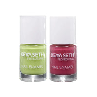 Mint Green + Workaholic Long Wear Nail Enamel Enriched with Vitamin E & Argan Oil - Keya Seth Aromatherapy