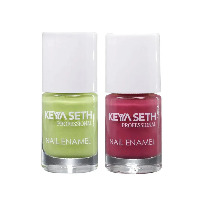 Mint Green + Workaholic Long Wear Nail Enamel Enriched with Vitamin E & Argan Oil - Keya Seth Aromatherapy