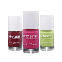 Wine N Dine + Soothing Pink + Mint Green Long Wear Nail Enamel Enriched with Vitamin E & Argan Oil - Keya Seth Aromatherapy