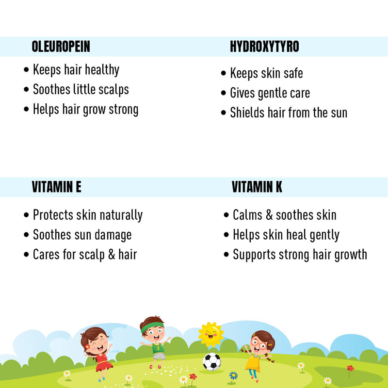 Schoolers Olive Kids & Baby Massage Oil – Soft, Non-Sticky, Light-weight & Quick-Absorbing Skin & Hair Nourishment - Keya Seth Aromatherapy