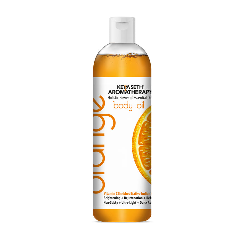 Orange Body Oil, Vitamin C Enriched, Brightening, Rejuvenating & Refreshing