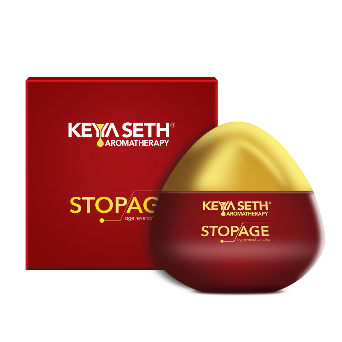 Stopage-Age Reversal Treatment - Reduces Signs of Aging & Control Wrinkles, Rejuvenating, Night Cream for Glowing & Youthful Skin with Goodness of Essential Oil - Keya Seth Aromatherapy