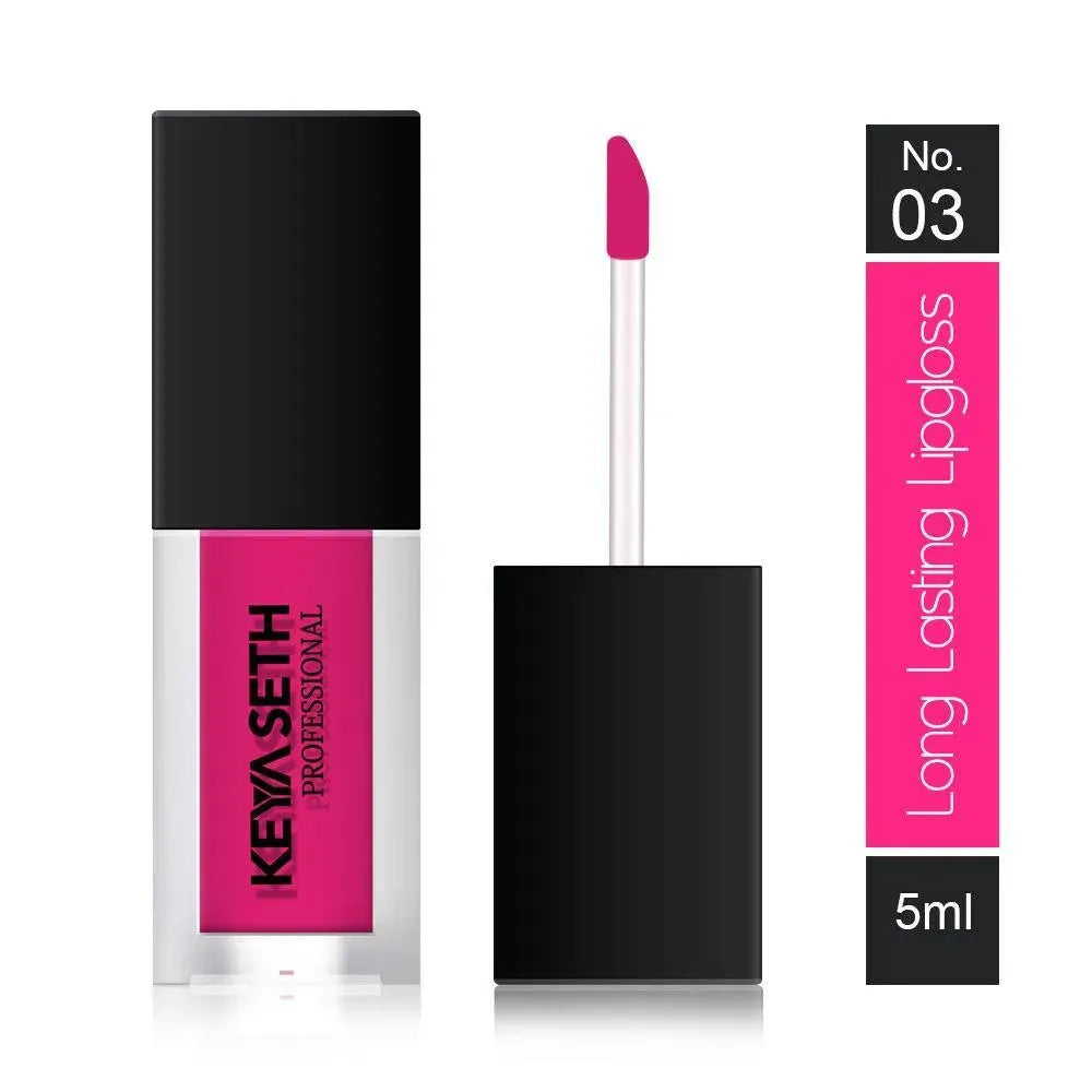 Bright Fuchsia Shade Long Lasting Lipgloss  - 03