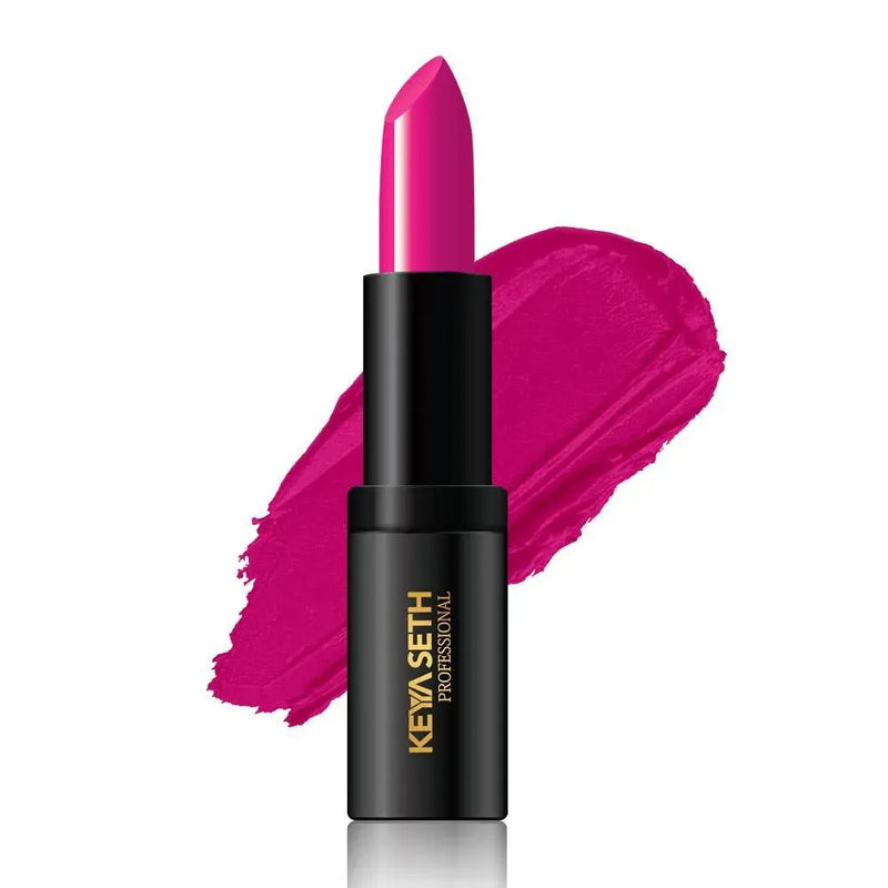 Bright Fuchsia Shade Matte Lipstick - 02 - Keya Seth Aromatherapy