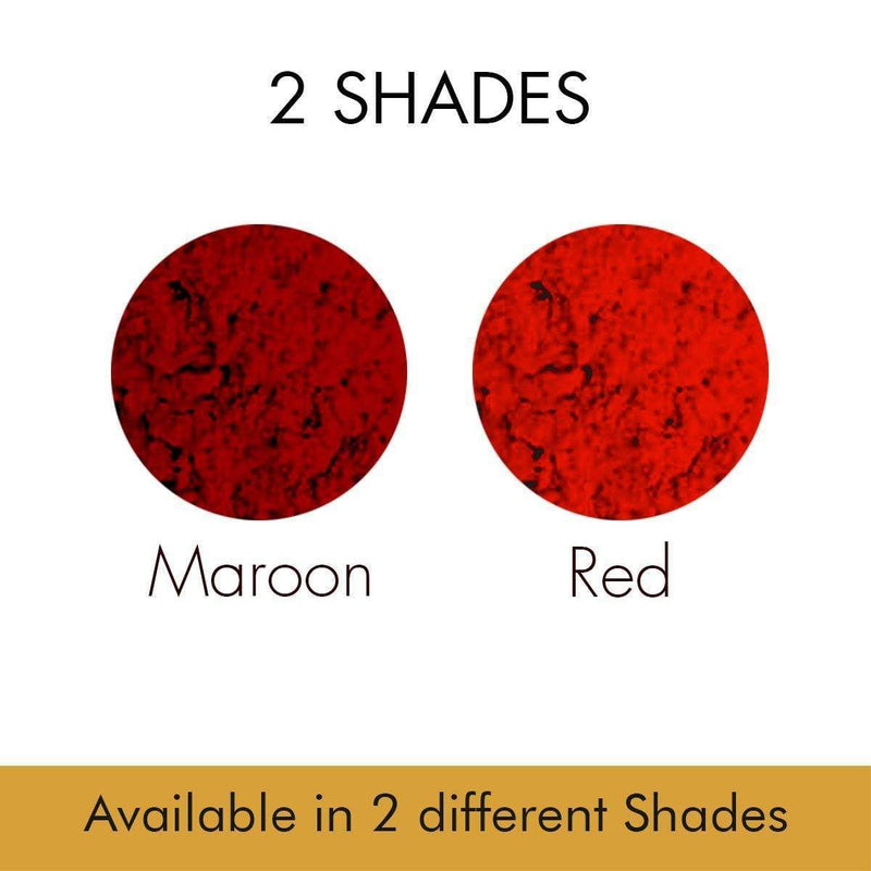 100% Natural Dust Sindoor Red with Herbs Extracts & Floral Pigments Kumkum, No side Effects & No Hair Fall