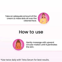 Tetra Skin Whitening Cream, Alpha Arbutin, Niacinamide, Vitamin C, Daisy Extract & Neroli for Radiant Glow & Luminous Complexion, Age Spots & Melasma, Fairness Treatment, Keya Seth Aromatherapy