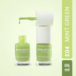 Mint Green Long Wear Nail Enamel Enriched with Vitamin E & Argan oil, Nail Polishes, Nail Polishes, Keya Seth Aromatherapy