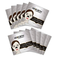 Charcoal Fiber Purifying Nose Strip, Nose Blackhead Remover Enriched with Vitamin E & Aloe Vera Extract