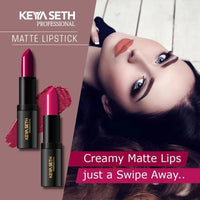 Coffee Nude Shade Matte Lipstick - 03 - Keya Seth Aromatherapy