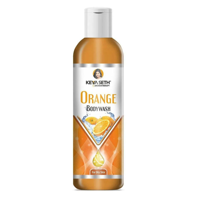 Complete Winter Care Combo with Orange Body Wash 200ml + Skin Defence Orange Face & Body Moisturizer 200ml - Keya Seth Aromatherapy