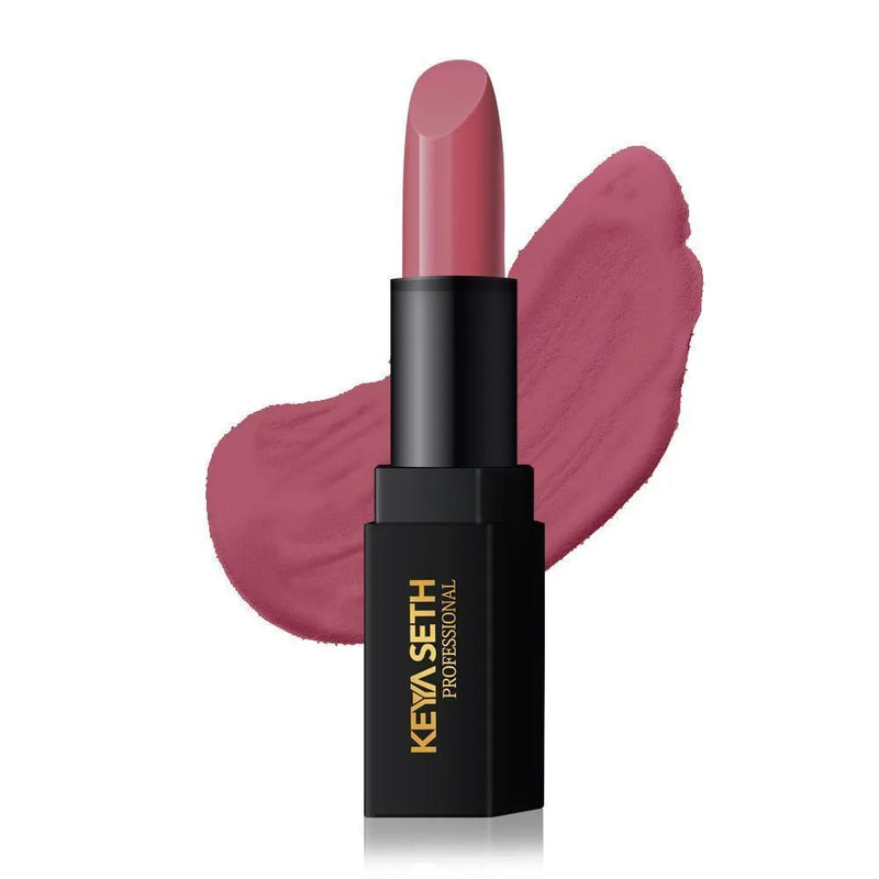 Dark Dusky Pink Shade Glossy Lipstick - 03 - Keya Seth Aromatherapy