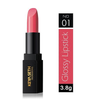 Deep Pink Shade Glossy Lipstick - 01