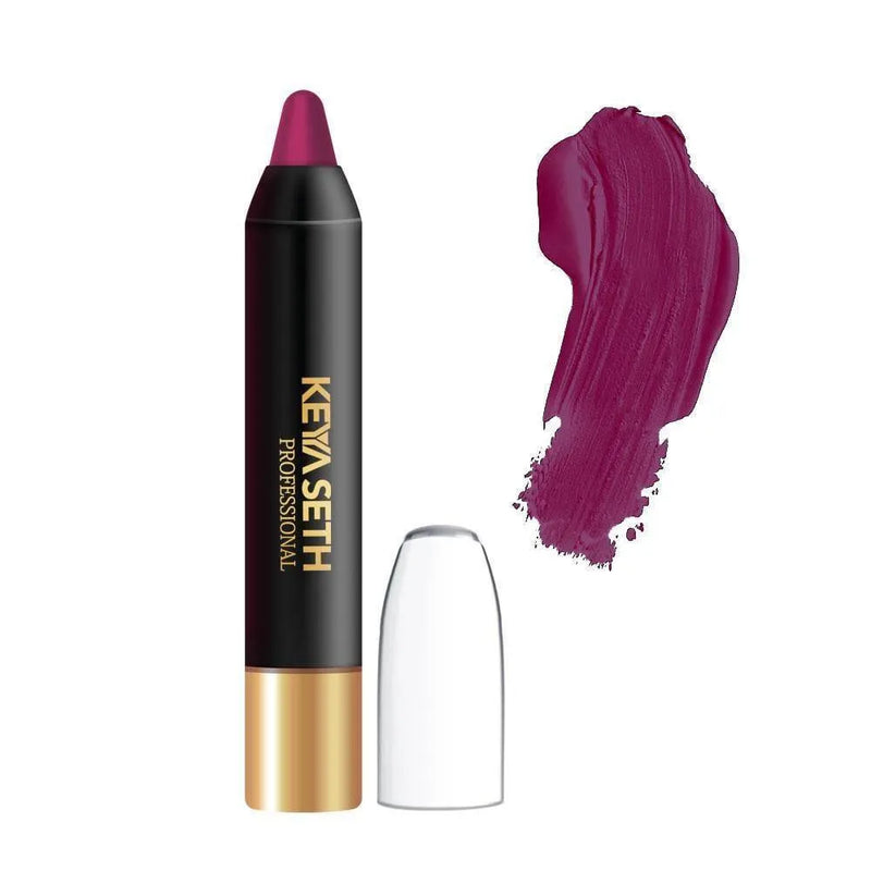 Deep Purple Plum Shade Matte Lip Pen - 07 - Keya Seth Aromatherapy