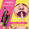 Deep Purple Plum Shade Matte Lip Pen - 07 - Keya Seth Aromatherapy