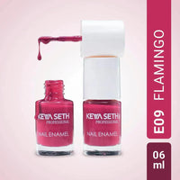 Flamingo Long Wear Nail Enamel Enriched with Vitamin E & Argan oil - Keya Seth Aromatherapy