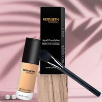 Full Coverage Liquid Matte Foundation-Shade 03 - Keya Seth Aromatherapy