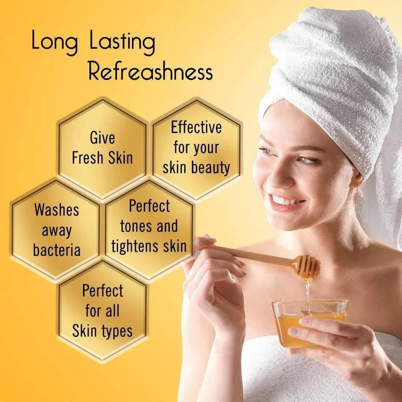 Honey Bodywash Enriched with Honey, Shower Gel with Skin Conditioner for All Skin Types - Keya Seth Aromatherapy