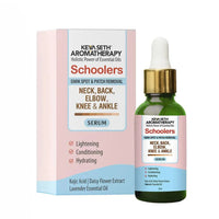 Schoolers Dark Spot & Patch Removal Serum for Neck, Back, Elbow, Knee, Ankle Lightening, Conditioning, Hydrating with Kojic Acid, Lavender Oil, Spot Removal Treatment, Skin Care, Keya Seth Aromatherapy