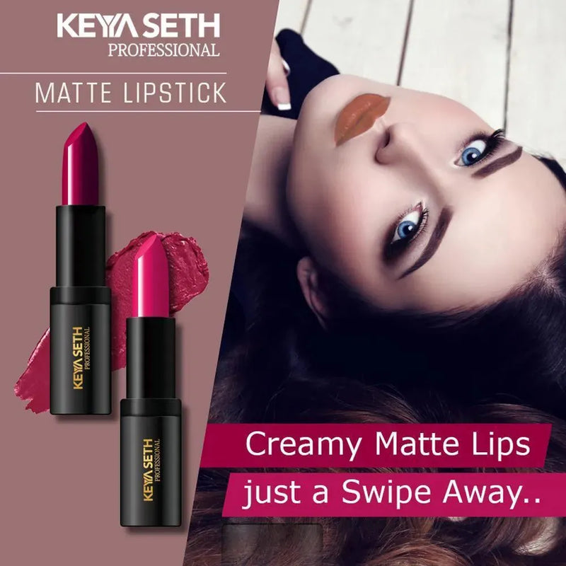 Light Bright Nude Shade Matte Lipstick - 08 - Keya Seth Aromatherapy