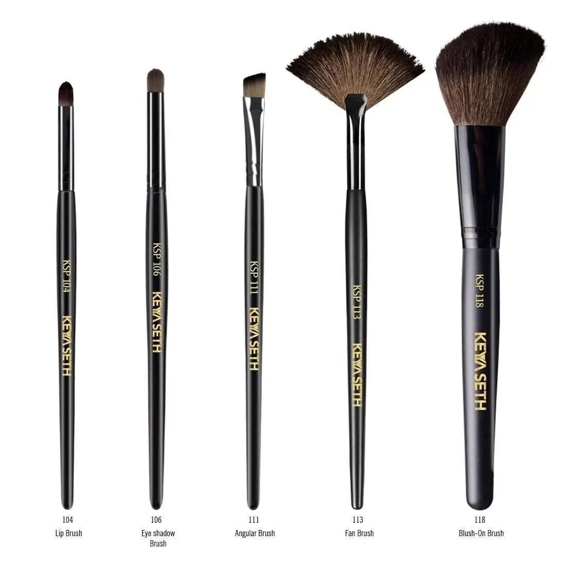 Set of 5 Essential Makeup Brush