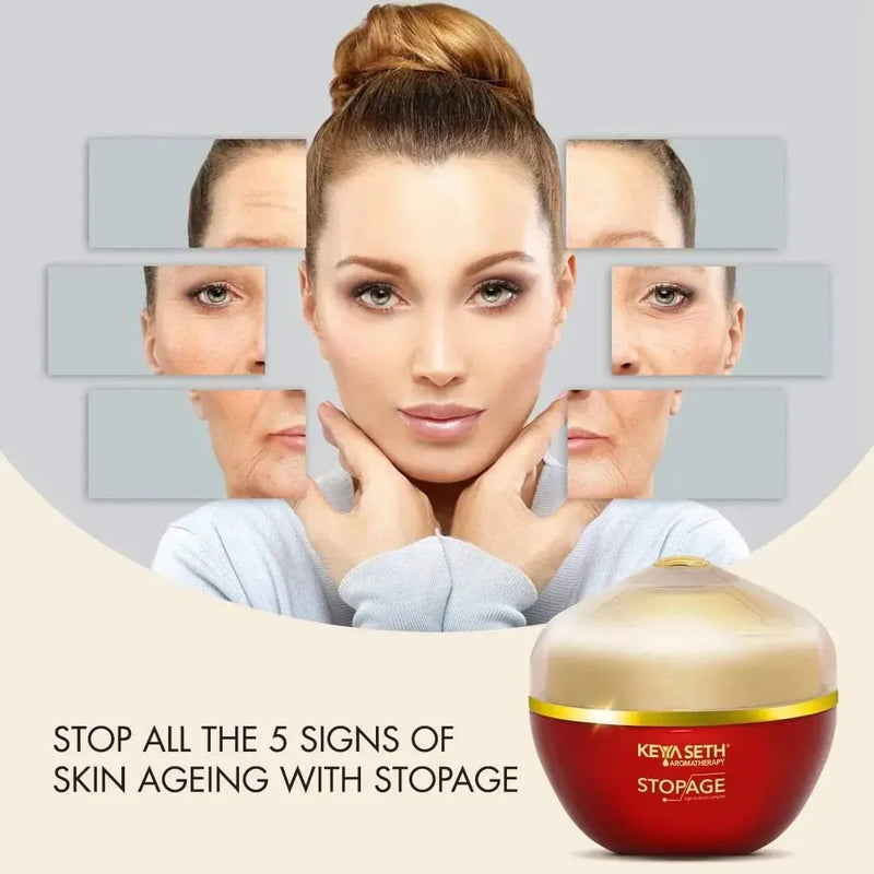 Stopage-Age Reversal Treatment-Control Wrinkles, Rejuvenating, Night Cream for Glowing & Youthful Looking Complexing  with  Goodness of Essential Oil