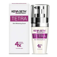 Tetra Skin Whitening Serum with RonaCare VTA, Niacinamide & Alpha Arbutin- Rejuvenates Skin Complexion, Quick Absorbing, Radiant Glow - Keya Seth Aromatherapy